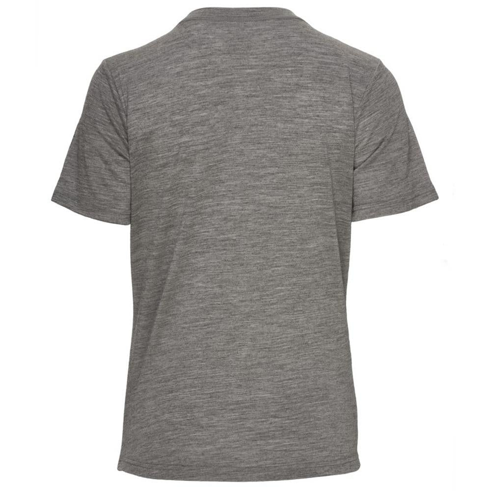 Isobaa | Womens Merino 150 Emblem Tee (Charcoal) | Conquer trails and city streets in comfort with Isobaa's superfine Merino T-Shirt.