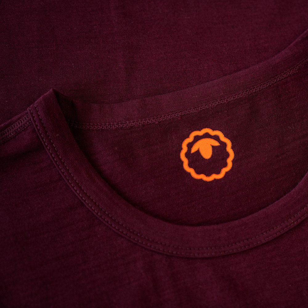 Isobaa | Womens Merino 150 Pack Light Tee (Wine) | Gear up for everyday adventures and outdoor pursuits with Isobaa's soft superfine Merino Tee.