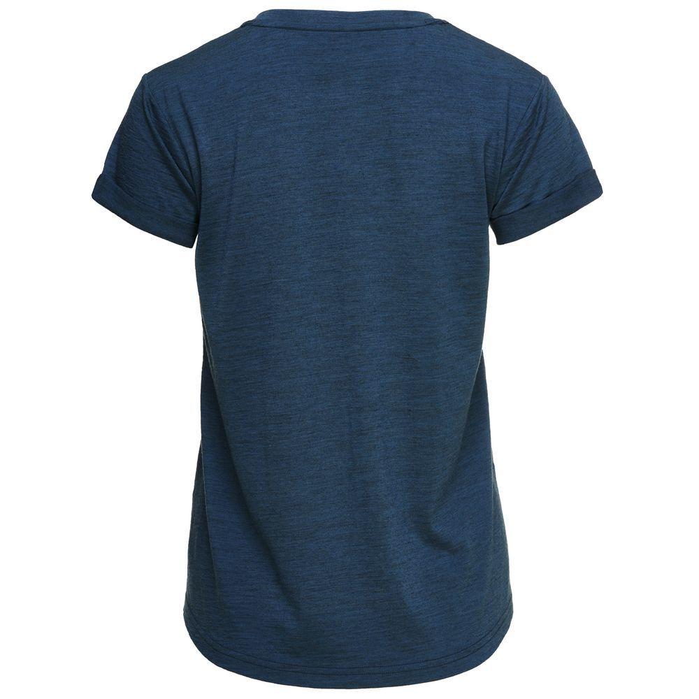Isobaa | Womens Merino 150 Roll Sleeve Tee (Petrol) | Our superfine Merino T-shirt performs everywhere from outdoor adventures to coffee dates.