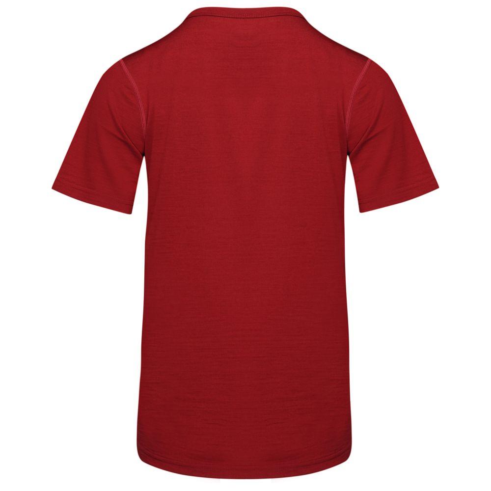 Isobaa | Womens Merino 150 Sheep Tee (Red) | Gear up for everyday adventures in Isobaa's superfine Merino Tee.