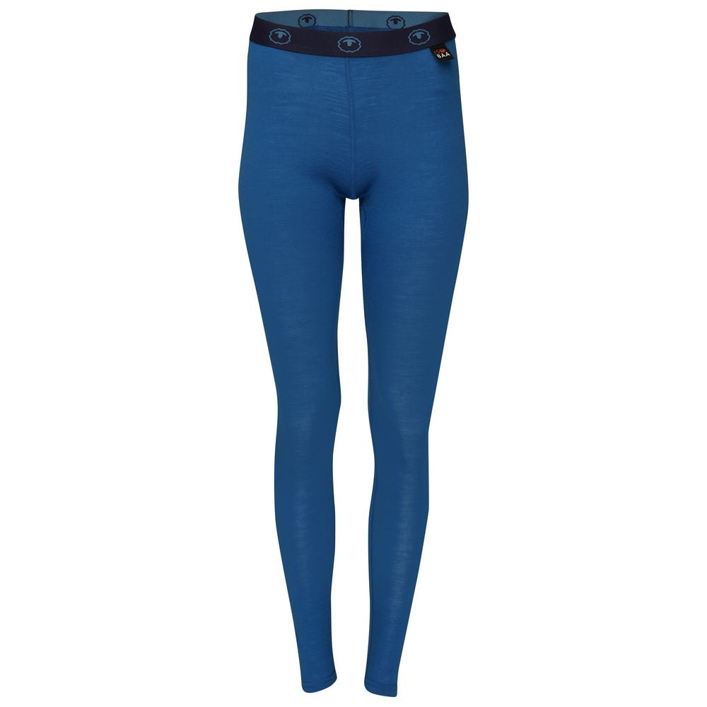 Isobaa | Womens Merino 200 Tights (Blue) | Conquer mountains, ski slopes, and sofa days with unmatched comfort in our 200gm Merino wool tights.