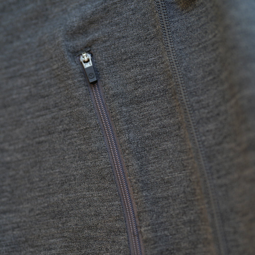 Isobaa | Womens Merino 260 Casual Hoodie (Smoke) | The best in warmth and versatility: Isobaa 260gm midweight Merino wool hoodie.