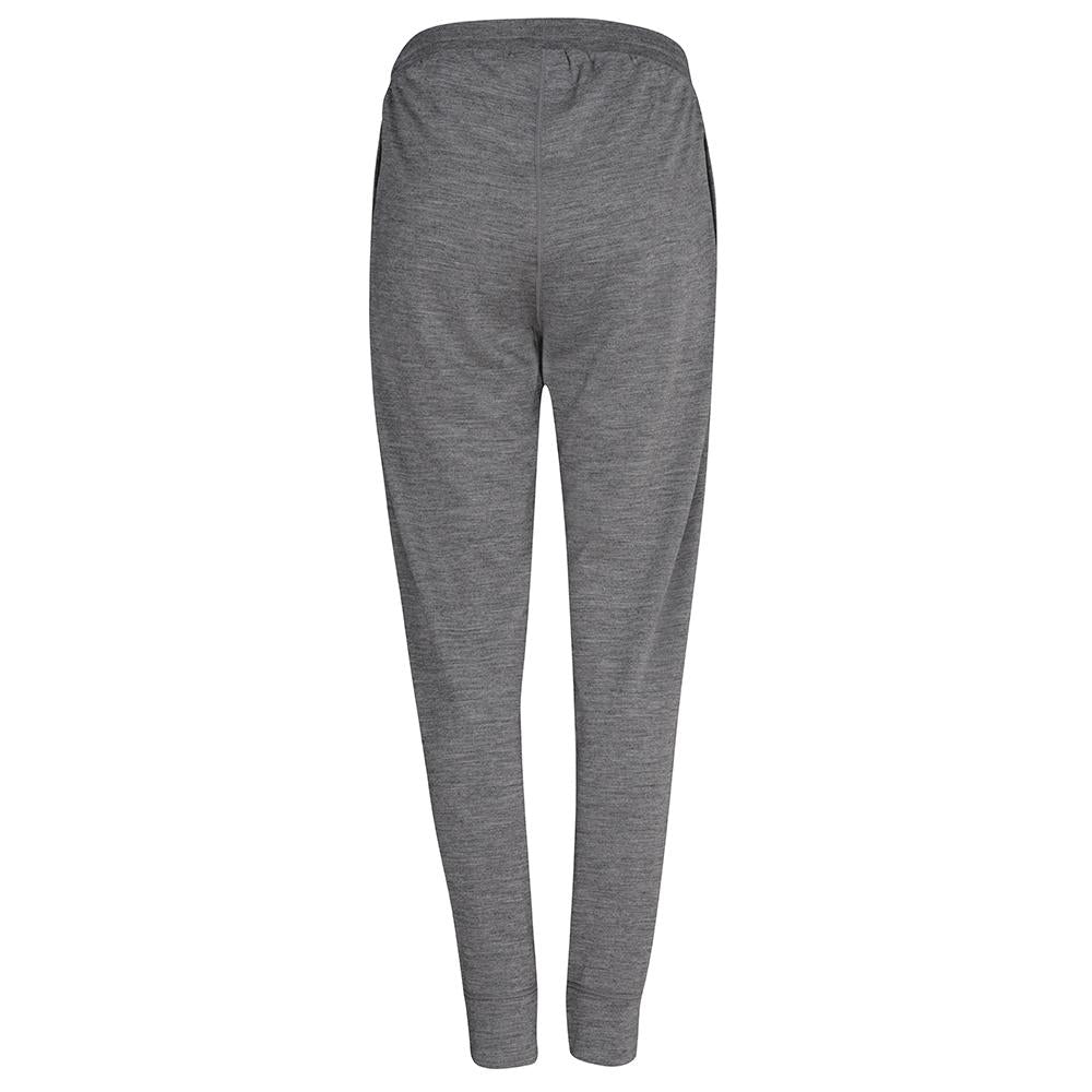 Isobaa | Womens Merino 260 Lounge Cuffed Joggers (Charcoal/Orange) | Discover unparalleled comfort and versatility with our luxurious 260gm Merino wool lounge joggers.