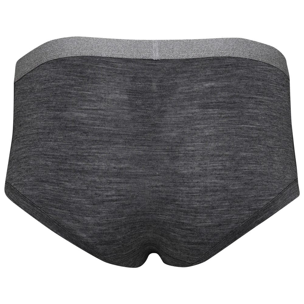 Isobaa | Womens Merino Blend 160 Hipster Knickers (Smoke Melange) | Discover everyday comfort with Isobaa's Merino blend hipster knickers.