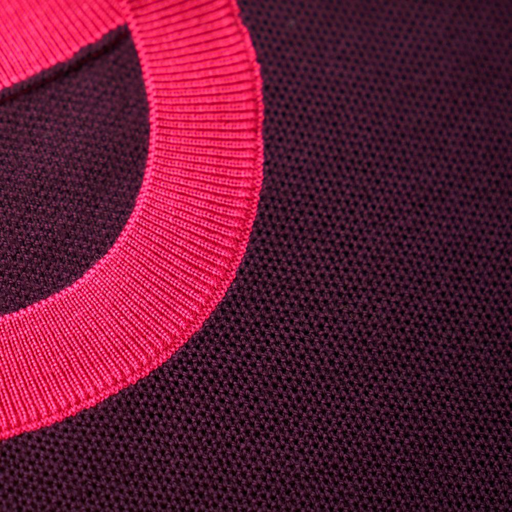 Isobaa | Womens Merino Honeycomb Sweater (Wine/Fuchsia) | The perfect blend of function and elegance in our extrafine 12-gauge Merino wool crew neck sweater.