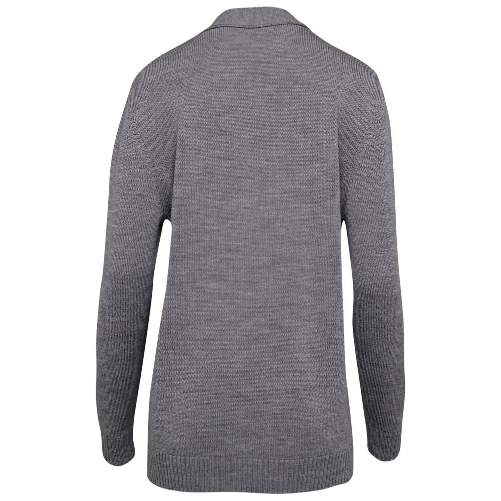 Isobaa | Womens Merino Open Cardigan (Charcoal Melange) | Wrap yourself in pure comfort with Isobaa's extra-fine Merino cardigan.