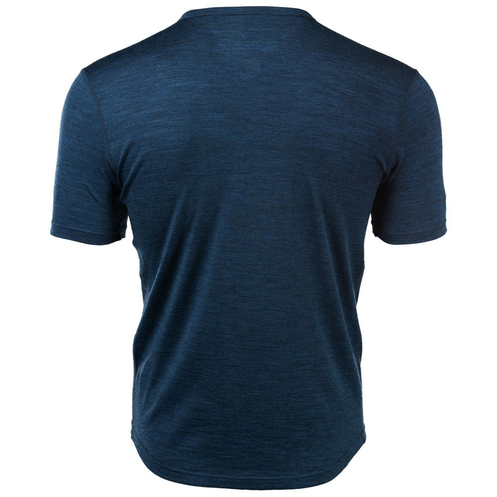 Isobaa | Mens Merino 150 Short Sleeve Crew (Petrol) | Gear up for performance and comfort with Isobaa's technical Merino short-sleeved top.