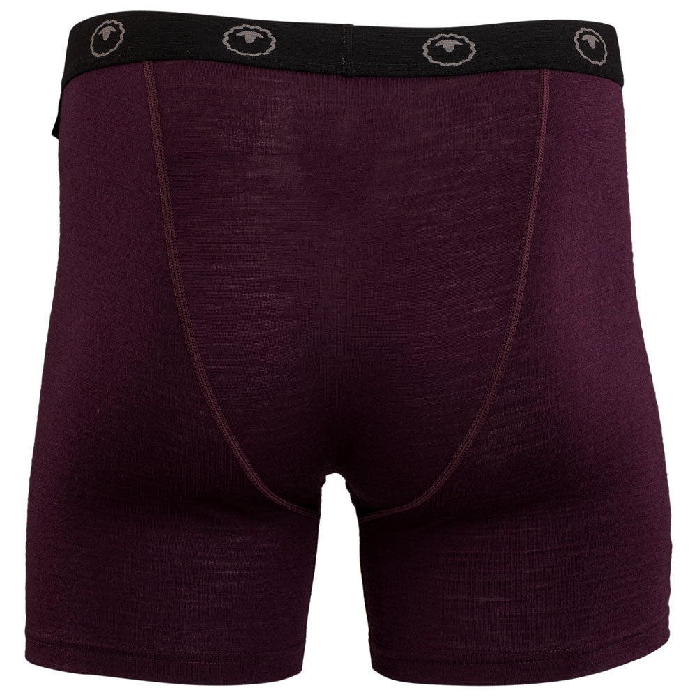 Isobaa | Mens Merino 180 Boxers (Wine) | Ditch itchy, sweaty underwear and discover the game-changing comfort of Merino wool boxers.