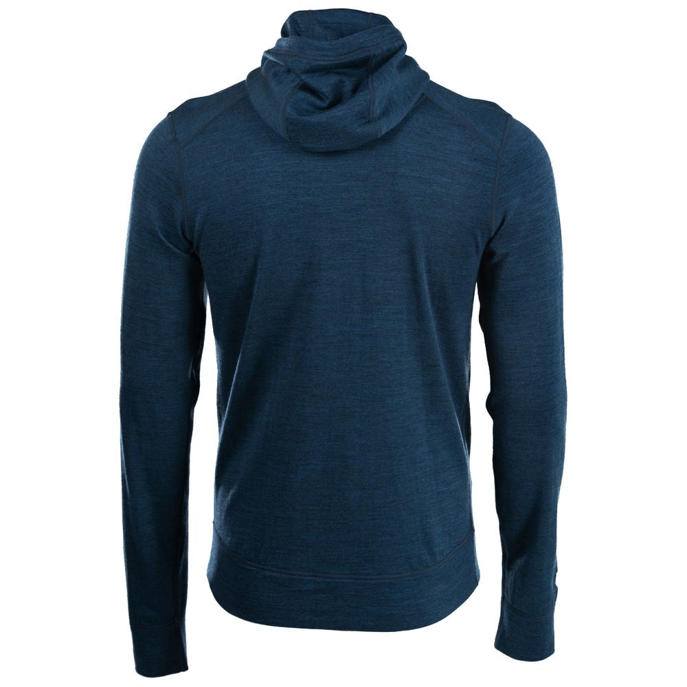 Isobaa | Mens Merino 260 Casual Hoodie (Petrol) | The best in warmth and versatility: Isobaa 260gm midweight Merino wool hoodie.