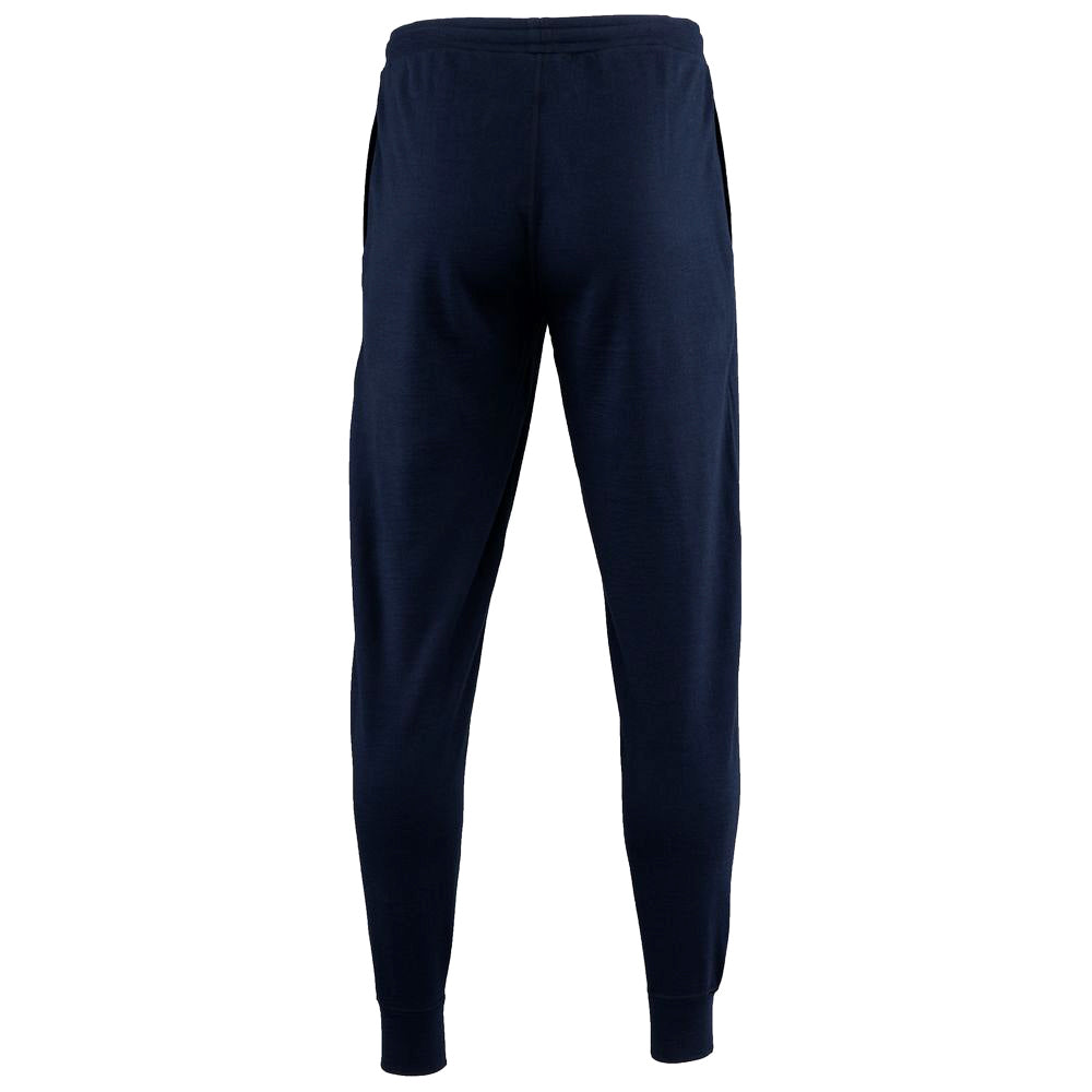 Isobaa | Mens Merino 260 Lounge Cuffed Joggers (Navy/Smoke) | Discover unparalleled comfort and versatility with our luxurious 260gm Merino wool lounge joggers.