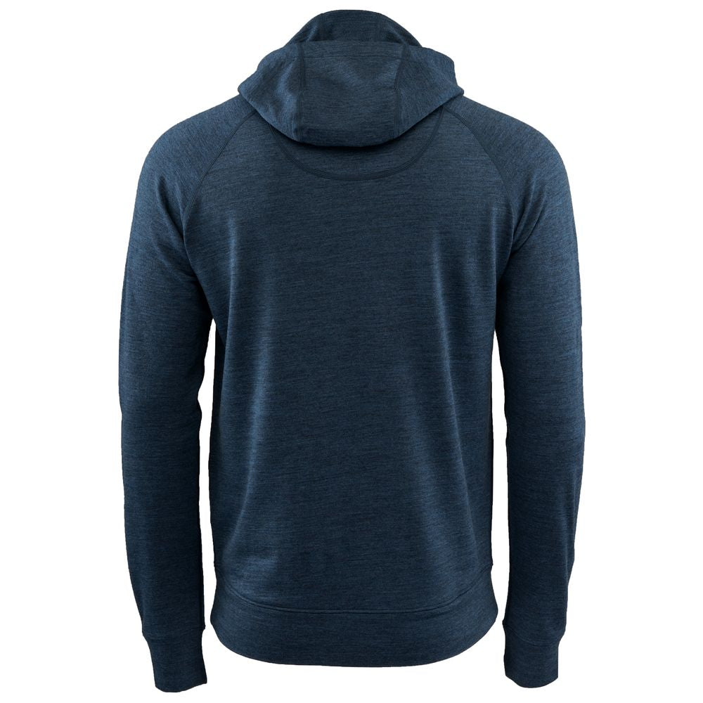 Isobaa | Mens Merino 260 Lounge Hoodie (Denim/Navy) | Experience the best in comfort and performance with our midweight 260gm Merino wool pullover hoodie.