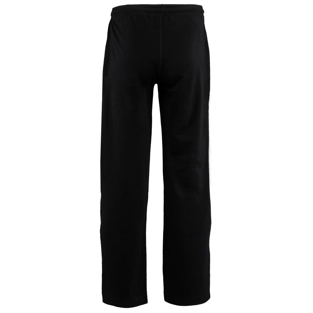 Isobaa | Mens Merino 260 Lounge Loose Joggers (Black/Smoke) | Isobaa 260gm Merino wool lounge joggers.