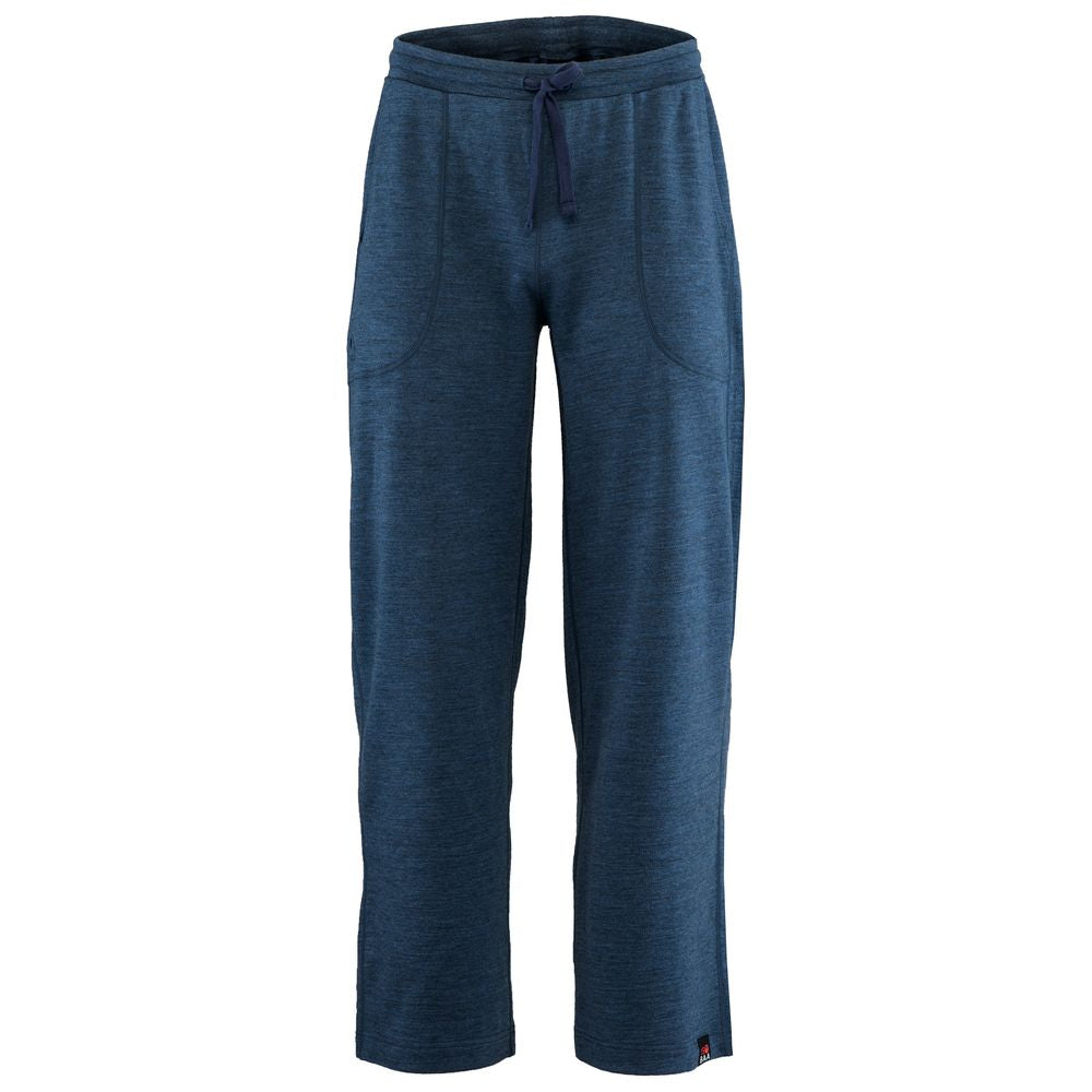 Isobaa | Mens Merino 260 Lounge Loose Joggers (Denim/Navy) | Isobaa 260gm Merino wool lounge joggers.