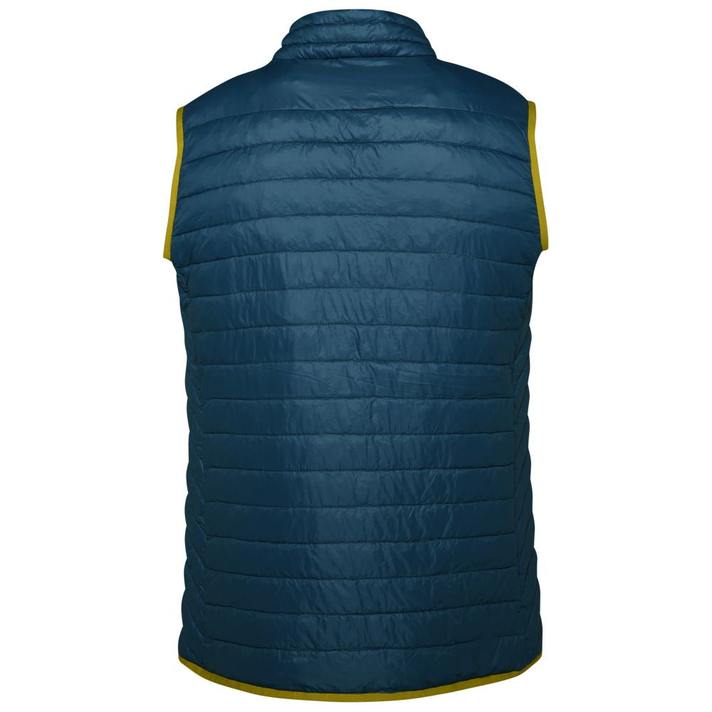 Isobaa | Mens Merino Wool Insulated Gilet (Petrol/Lime) | Fight the chill with our innovative Merino gilet.