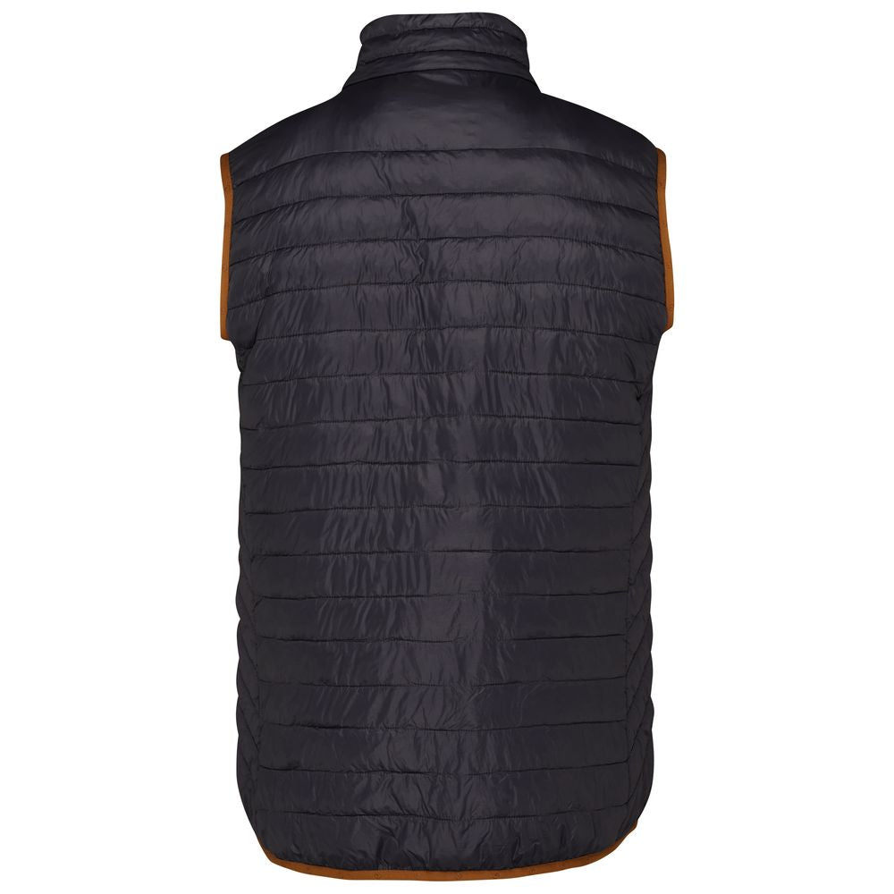 Isobaa | Mens Merino Wool Insulated Gilet (Smoke/Mustard) | Fight the chill with our innovative Merino gilet.