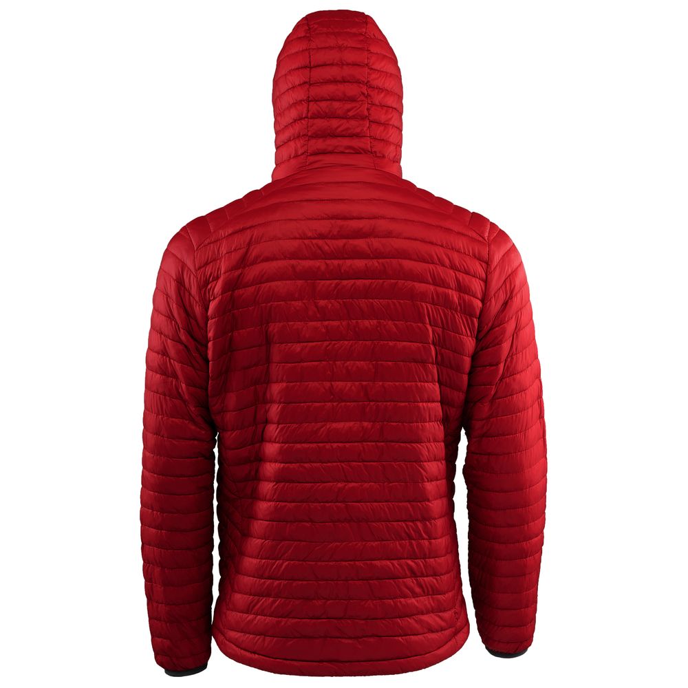 Isobaa | Mens Merino Wool Insulated Jacket (Red/Smoke) | Innovative and sustainable design with our Merino jacket.