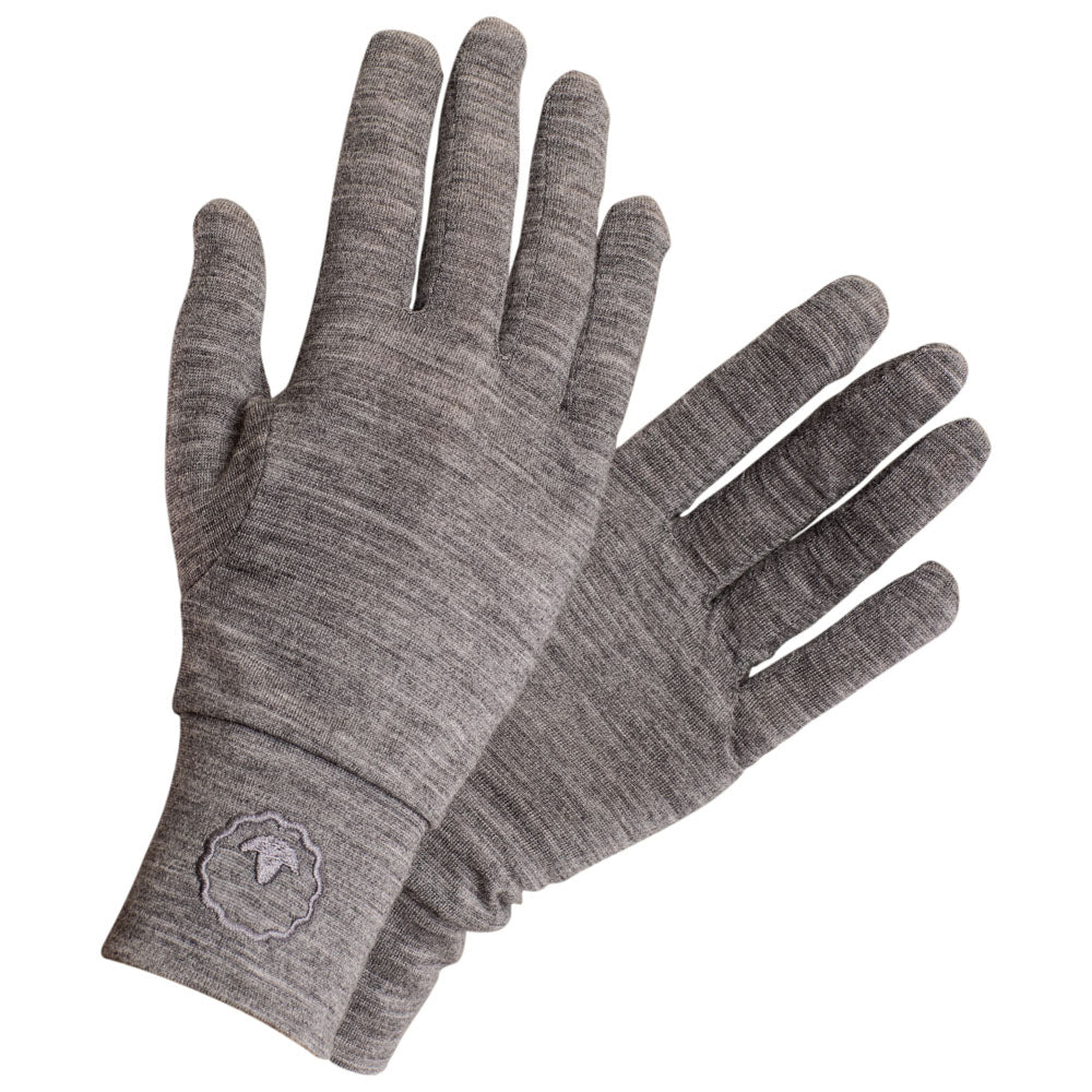 Isobaa | Merino 180 Gloves (Charcoal) | Superfine Merino wool gloves.