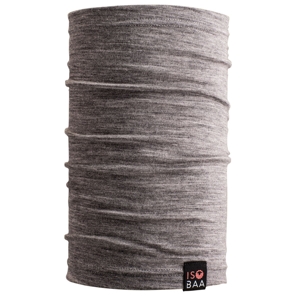 Isobaa | Merino 180 Neck Warmer (Charcoal) | Beat the winter chill with Isobaa's superfine Merino wool neck warmer.