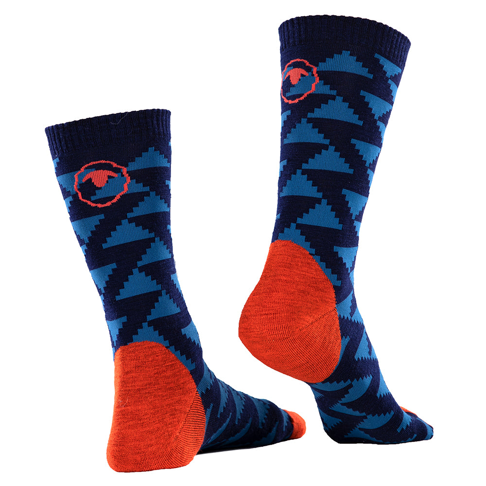 Isobaa | Merino Blend Everyday Socks (3 Pack - Navy/Blue) | Discover the ultimate everyday sock with Isobaa's Merino blend (3-pack).