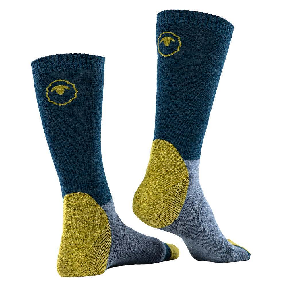 Isobaa | Merino Blend Everyday Socks (3 Pack - Petrol/Sky) | Discover the ultimate everyday sock with Isobaa's Merino blend (3-pack).