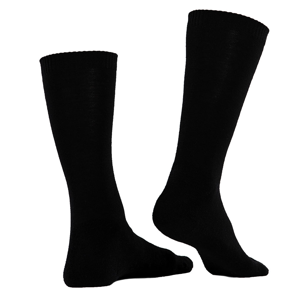 Isobaa | Merino Blend Everyday Socks (3 Pack - Black) | Discover the ultimate everyday sock with Isobaa's Merino blend (3-pack).