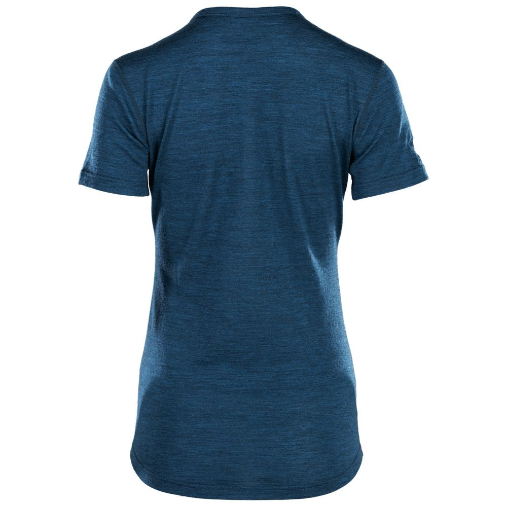 Isobaa | Womens Merino 150 Short Sleeve Crew (Petrol) | Gear up for performance and comfort with Isobaa's technical Merino short-sleeved top.