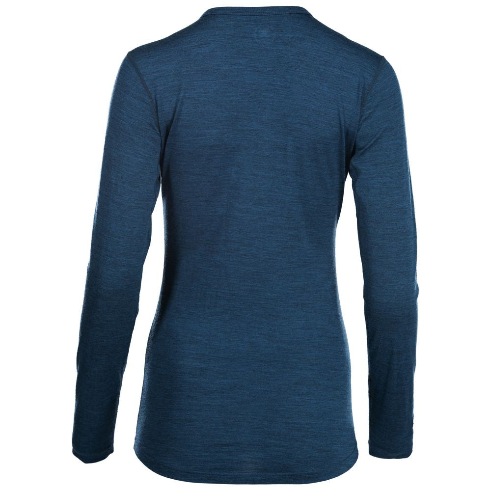 Isobaa | Womens Merino 180 Long Sleeve Crew (Petrol) | Get outdoors with the ultimate Merino wool long-sleeve top.