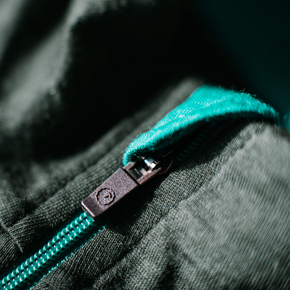 Isobaa | Womens Merino 200 Long Sleeve Zip Neck (Forest) | Experience the best of 200gm Merino wool with this ultimate half-zip top – your go-to for challenging hikes, chilly bike commutes, post-workout layering, and unpredictable weather.