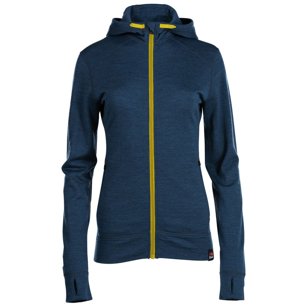 Isobaa | Womens Merino 260 Casual Hoodie (Petrol) | The best in warmth and versatility: Isobaa 260gm midweight Merino wool hoodie.