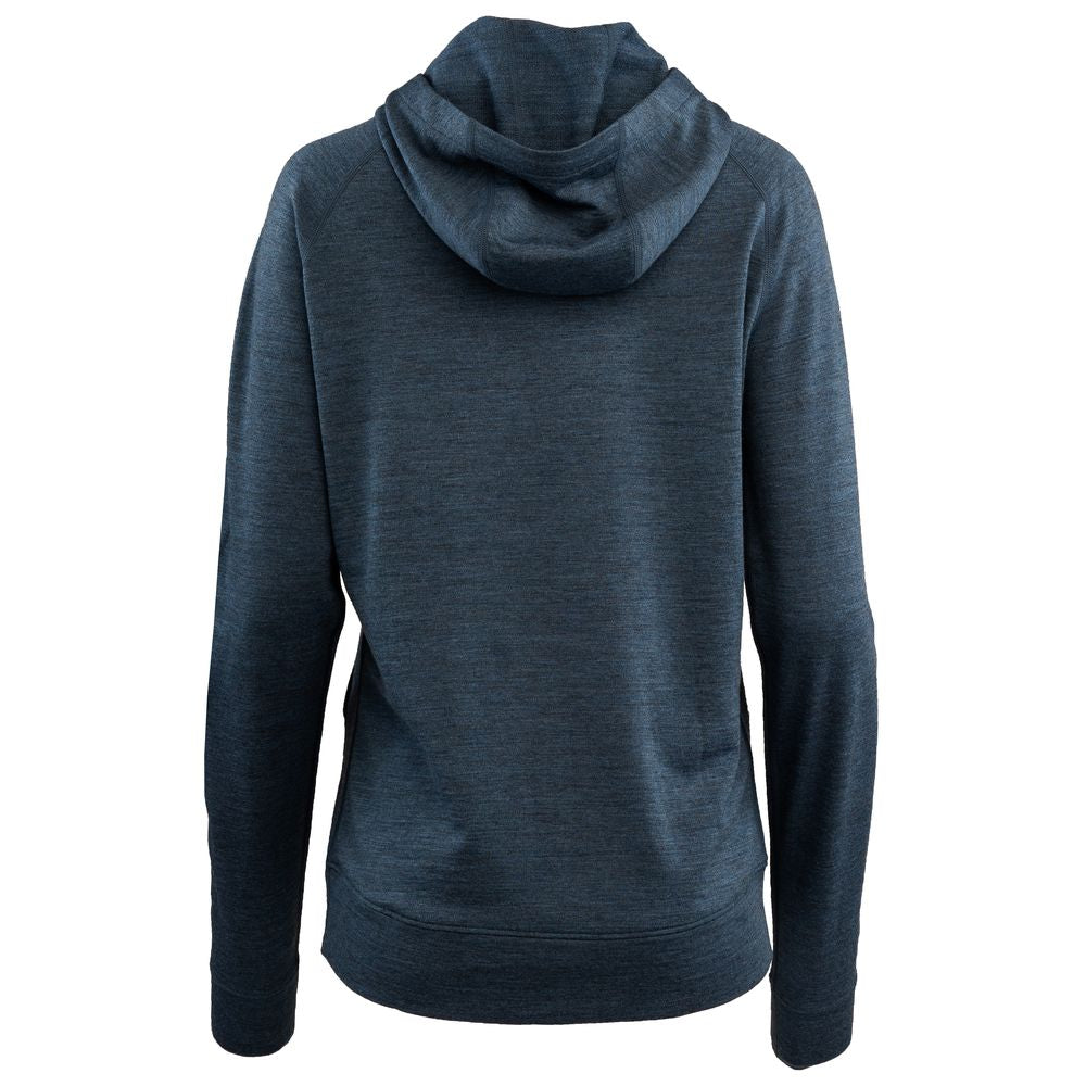 Isobaa | Womens Merino 260 Lounge Hoodie (Denim/Navy) | Experience the best in comfort and performance with our midweight 260gm Merino wool pullover hoodie.