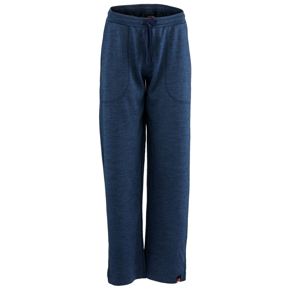 Isobaa | Womens Merino 260 Lounge Loose Joggers (Denim/Navy) | Isobaa 260gm Merino wool lounge joggers.