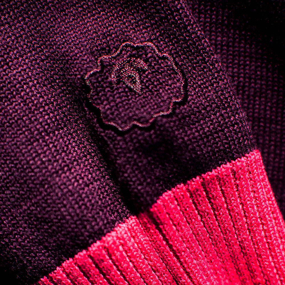 Isobaa | Womens Merino Crew Sweater (Wine/Fuchsia) | Everyday warmth and comfort with our superfine 12-gauge Merino wool crew neck sweater.