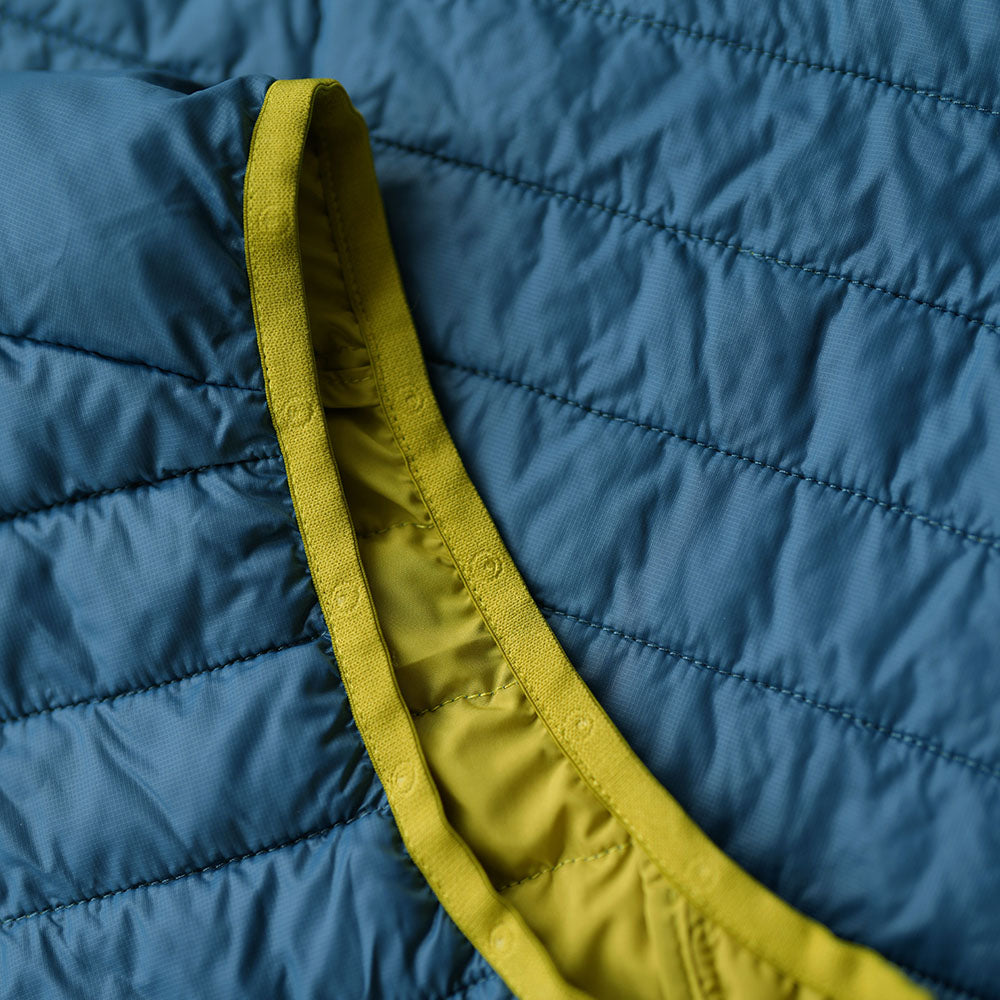 Isobaa | Womens Merino Wool Insulated Gilet (Petrol/Lime) | Fight the chill with our innovative Merino gilet.
