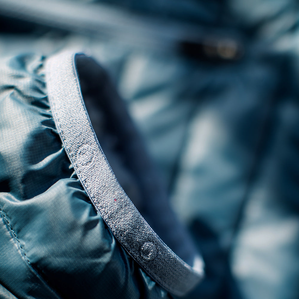 Isobaa | Womens Merino Wool Insulated Jacket (Petrol/Sky) | Innovative and sustainable design with our Merino jacket.