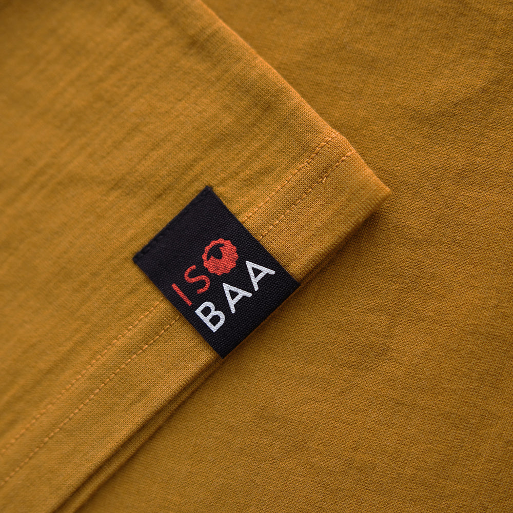 Isobaa Merino 180 Neck Warmer (Mustard)