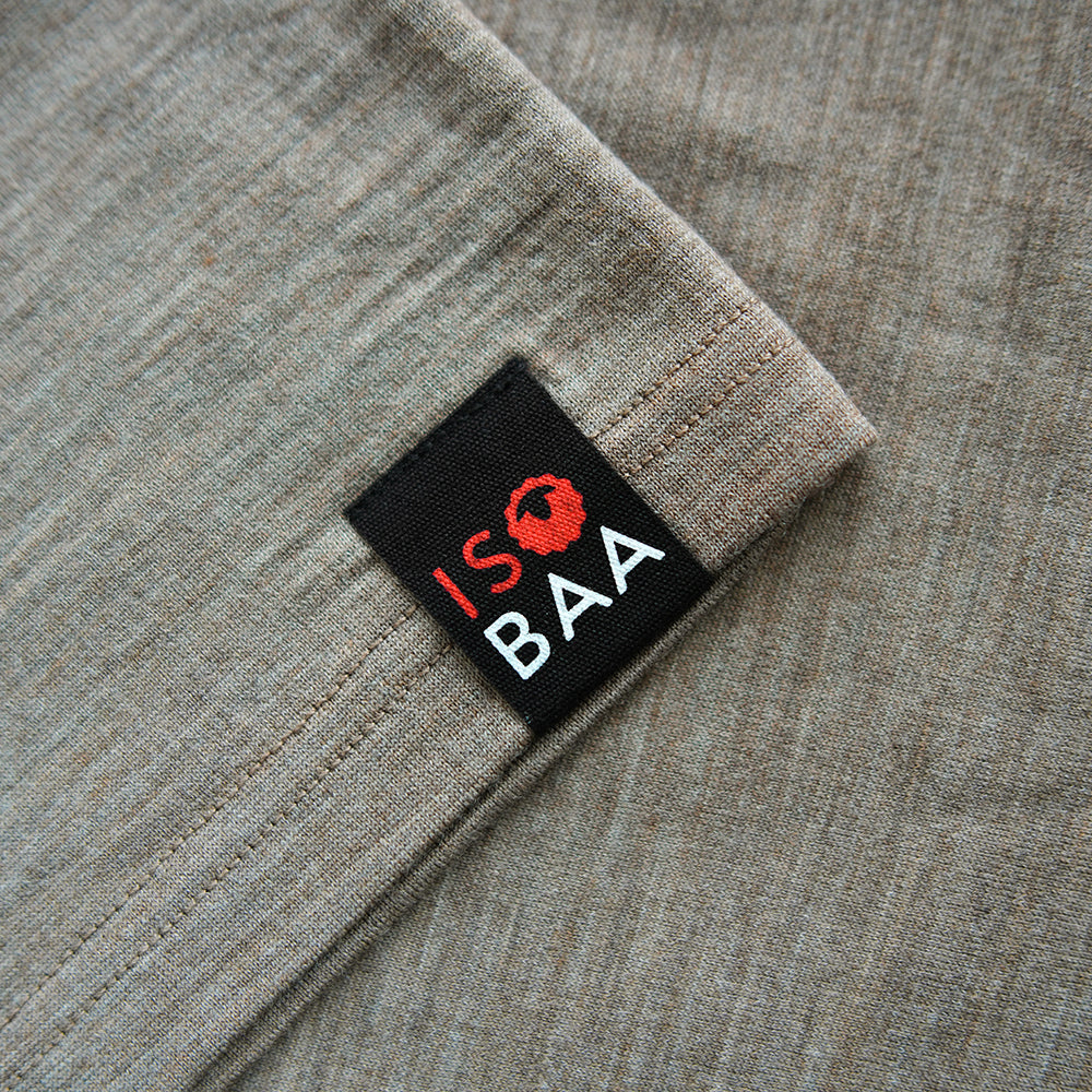 Isobaa Merino 180 Neck Warmer (Truffle Melange)