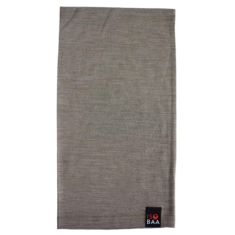 Isobaa Merino 180 Neck Warmer (Truffle Melange)