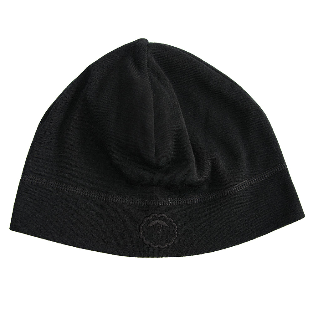 Isobaa Merino Blend 200 Sports Beanie (Black)