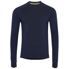 Mens 160 Merino Active Long Sleeve Crew (Navy)