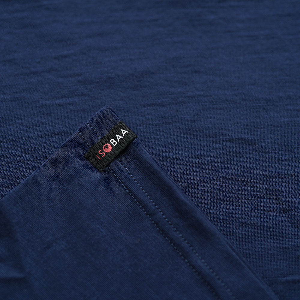 Isobaa | Mens Merino 150 Odd One Out Tee (Navy/Sky) | Gear up for everyday adventures, big and small, with Isobaa's superfine Merino Tee.