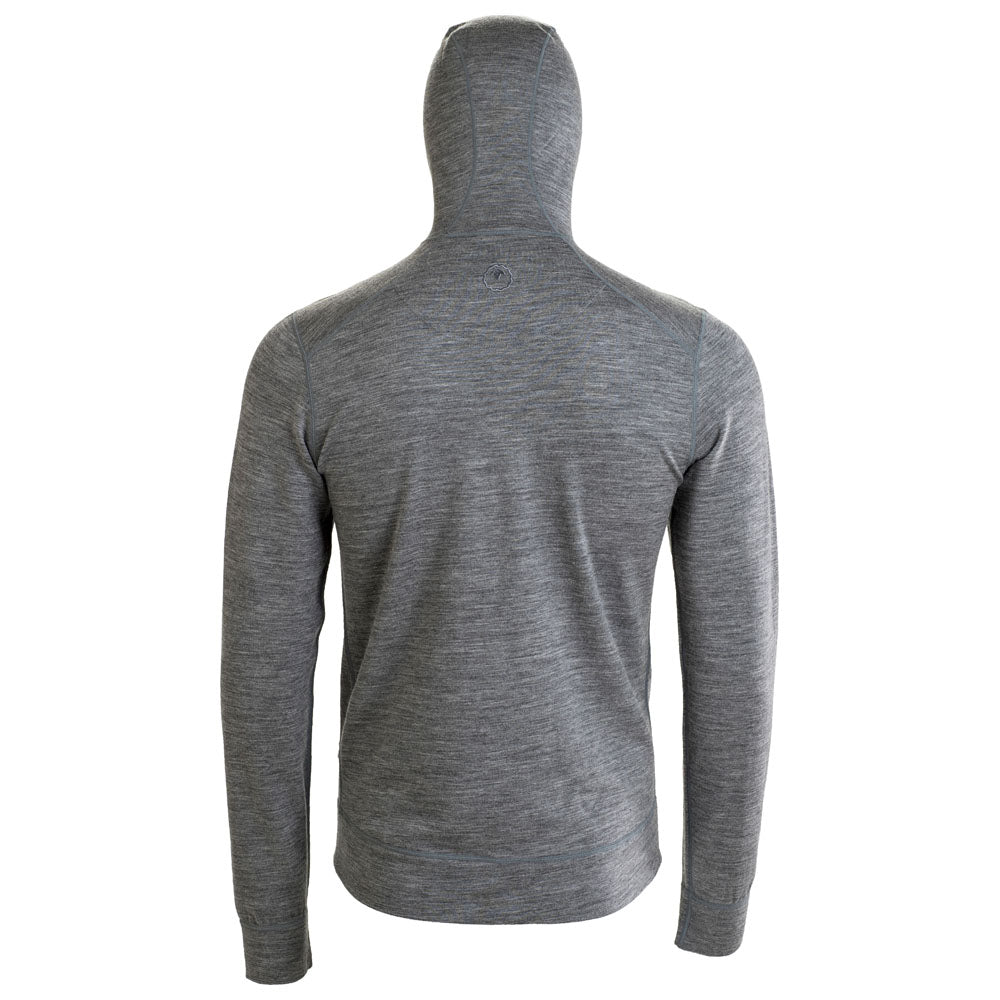 Isobaa | Mens Merino 260 Casual Hoodie (Charcoal) | The best in warmth and versatility: Isobaa 260gm midweight Merino wool hoodie.