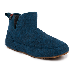 Merino Blend Slipper Boots (Petrol)