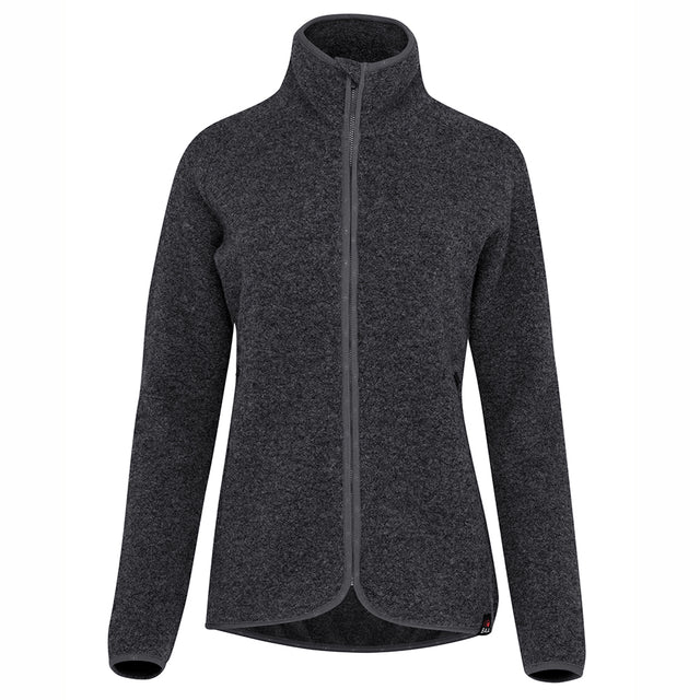 Isobaa | Womens 420 Merino Blend Borg Fleece (Smoke) | Made from superfine 260gm loop back Merino, this mid-weight sweatshirt is ideal for throwing on after a run or just relaxing in at the weekend, a true wardrobe staple