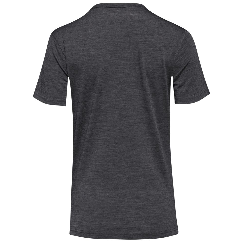 Isobaa | Womens Merino 150 Sheep Tee (Smoke/Black) | Gear up for everyday adventures in Isobaa's superfine Merino Tee.