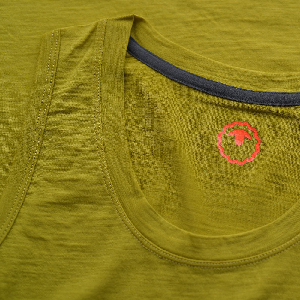 Isobaa | Womens Merino 150 Vest (Lime) | Be ready for any adventure with Isobaa's superfine Merino sleeveless Vest.