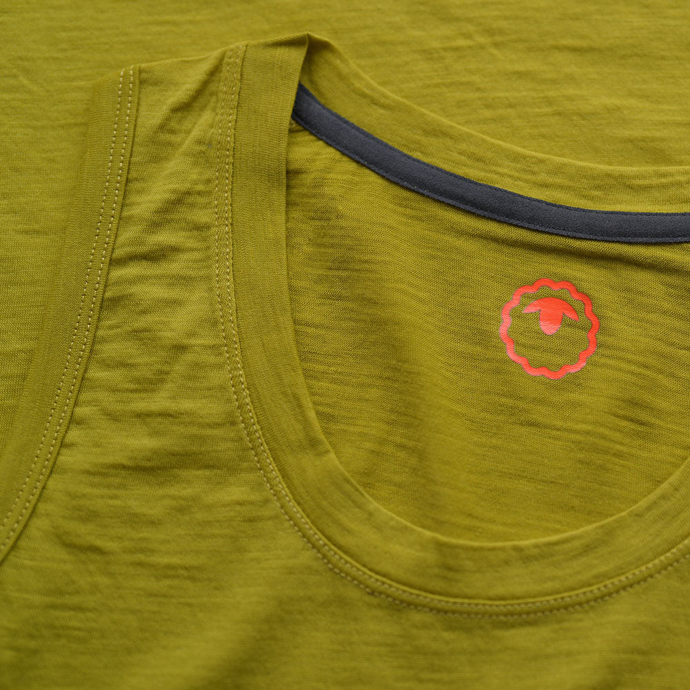 Isobaa | Womens Merino 150 Vest (Lime) | Be ready for any adventure with Isobaa's superfine Merino sleeveless Vest.