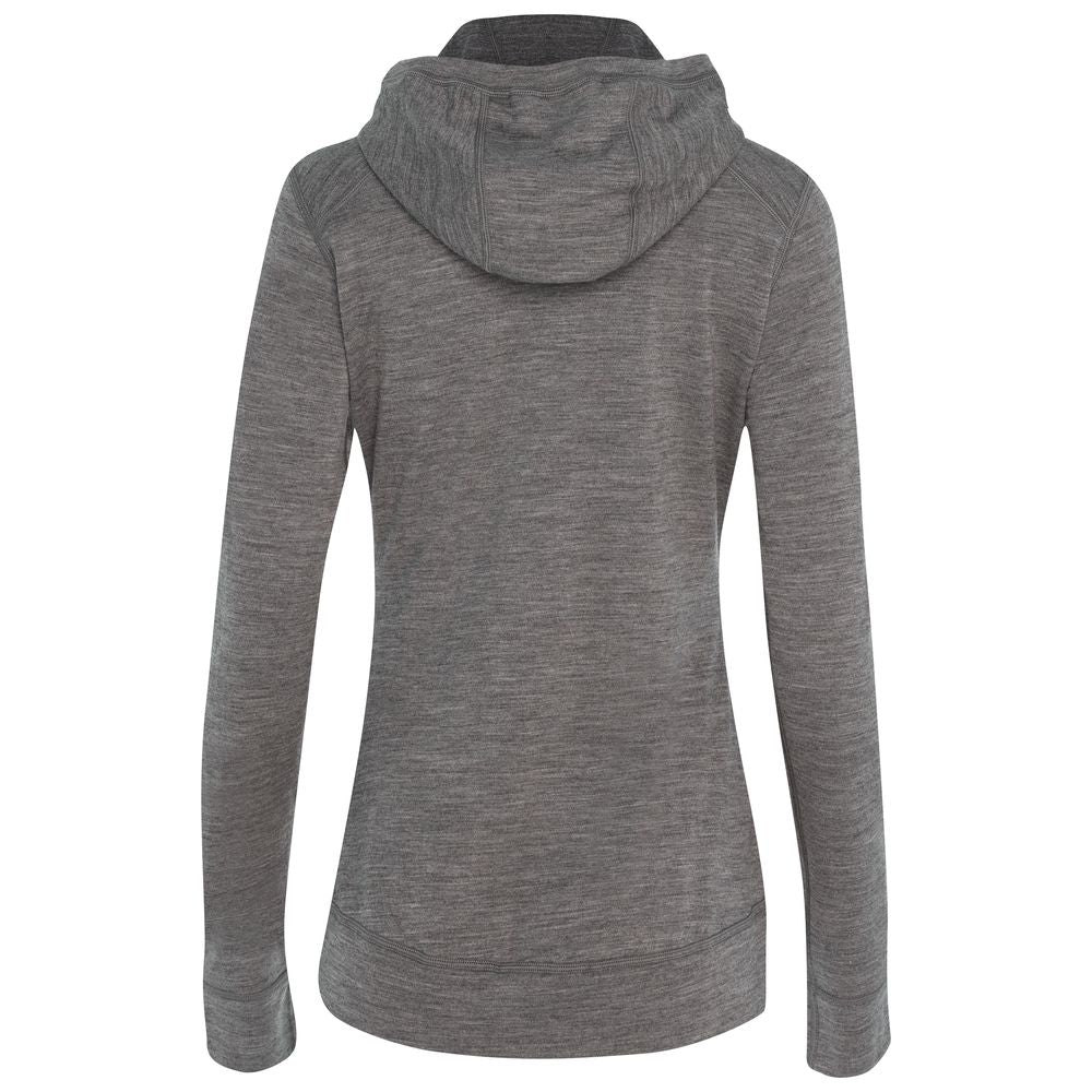 Isobaa | Womens Merino 260 Casual Hoodie (Charcoal) | The best in warmth and versatility: Isobaa 260gm midweight Merino wool hoodie.