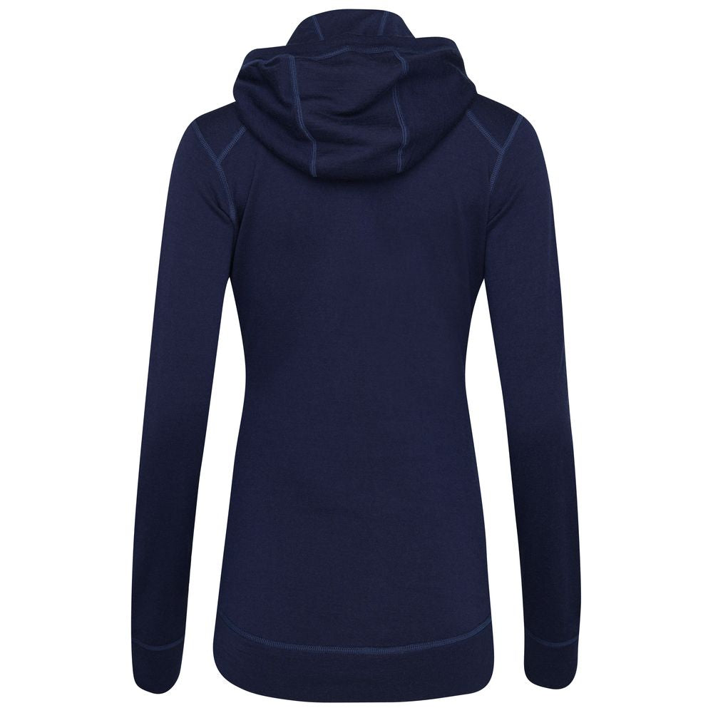 Isobaa | Womens Merino 260 Casual Hoodie (Navy) | The best in warmth and versatility: Isobaa 260gm midweight Merino wool hoodie.