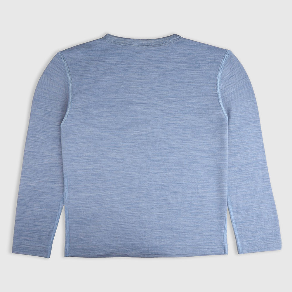 Junior Merino 150 Natures Time Out LS Tee (Sky)