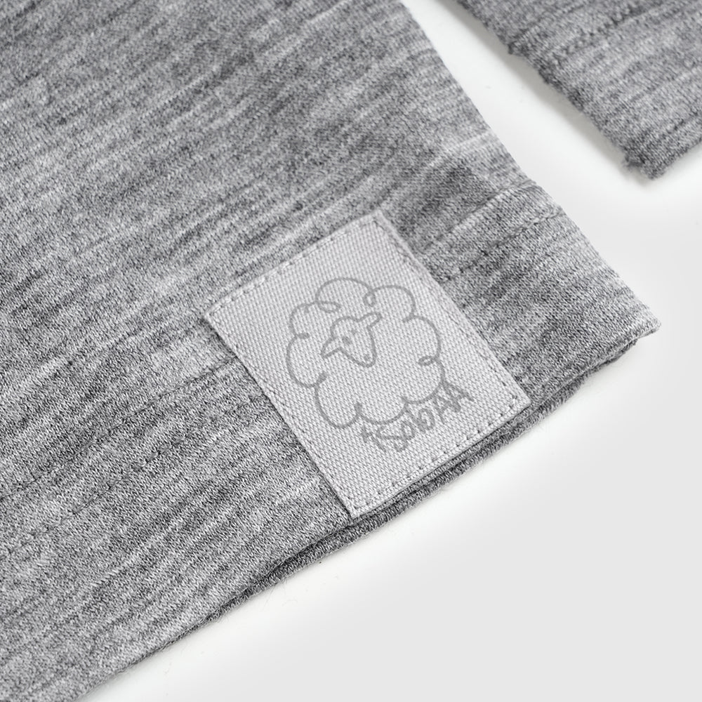 Kids Merino 150 Forest Buddy LS Tee (Charcoal)